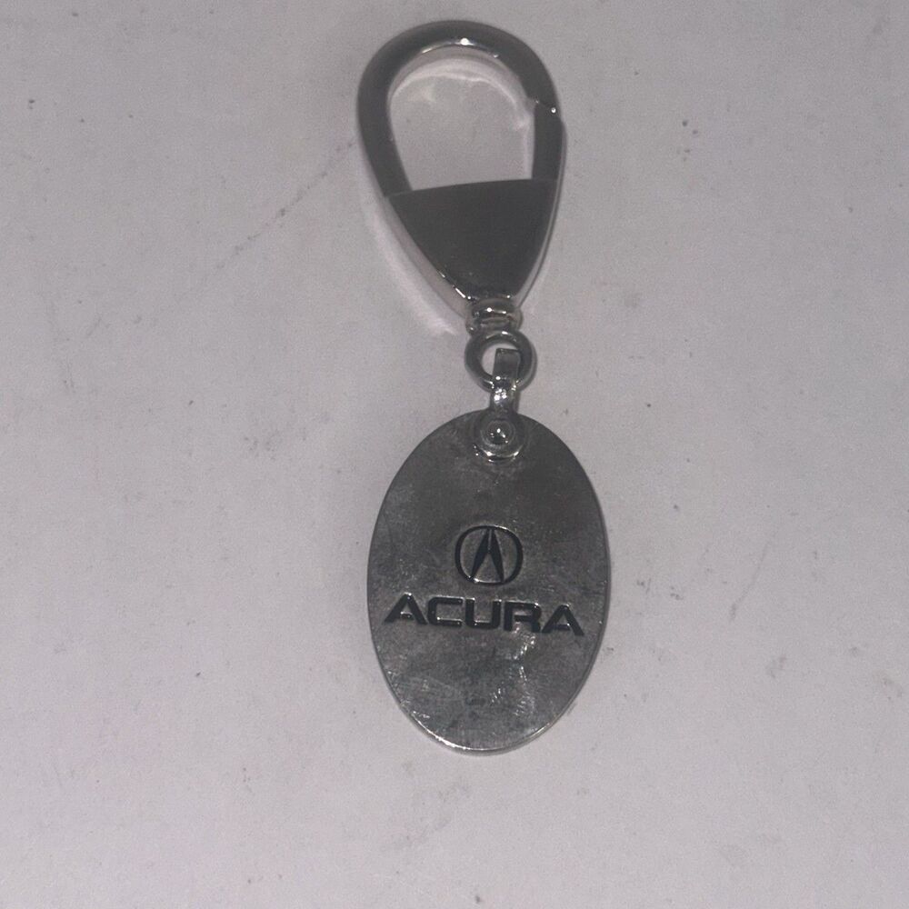 Acura Honda Roadside Assistance Keychain Vintage Advertising Auto Car Key Ring